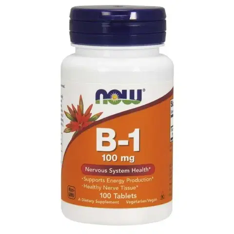 Vitamíny B Now Foods Vitamín B1 100 tab.