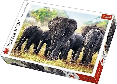 Hračky puzzle TREFL - Puzzle Africké slony