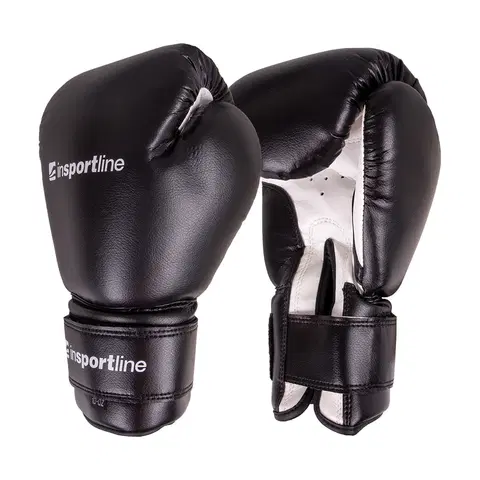 Boxerské rukavice Boxerské rukavice inSPORTline Metrojack čierno-biela - 4 oz