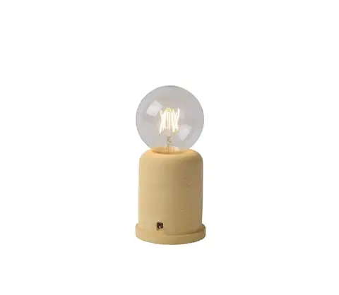 Lampy Lucide Lucide 34529/01/34 - Stolná lampa MABLE 1xE27/60W/230V žltá 