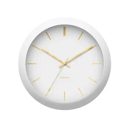 Hodiny Nástenné hodiny Karlsson Globe 5840WH, 40 cm