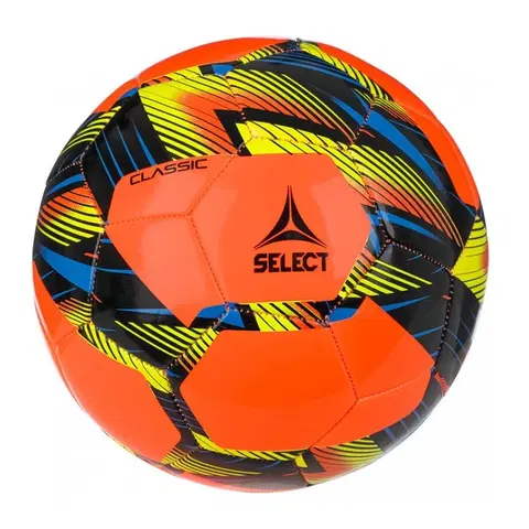 Futbalové lopty Futbalová lopta SELECT FB Classic 4 - oranžovo-čierna