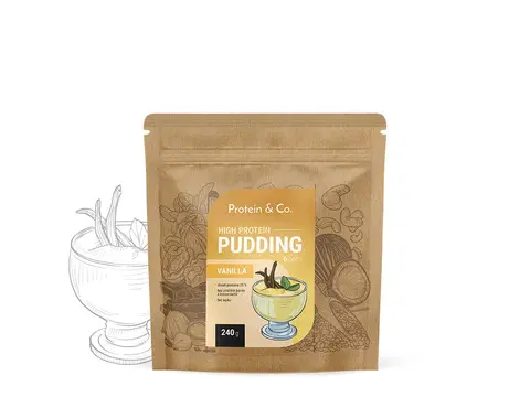 Zdravé potraviny Protein & Co. High protein pudding 240 g Zvoľ príchuť: Vanilla