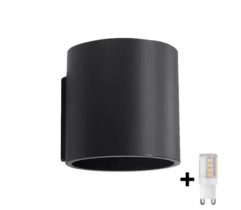 Svietidlá Brilagi Brilagi -  LED Nástenné svietidlo FRIDA 1xG9/4W/230V čierna 