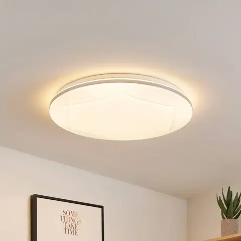 SmartHome stropné svietidlá Lindby Lindby Smart LED stropné svietidlo Favoria, Tuya RGBW CCT 49 cm
