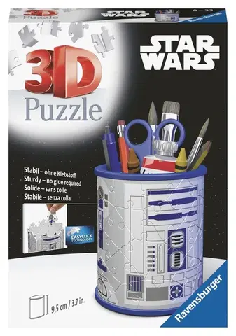 Hračky puzzle RAVENSBURGER - Stojan na ceruzky Star Wars 54 dielikov