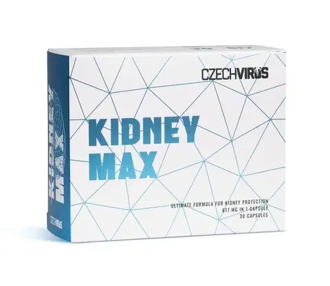 Antioxidanty Kidney Max - Czech Virus 30 kaps.