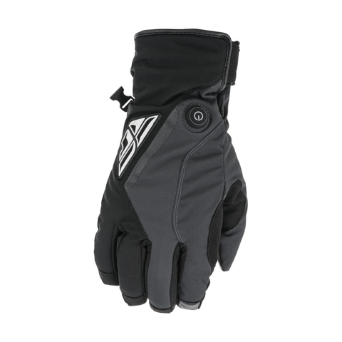 Zimné rukavice Vyhrievané rukavice Fly Racing Title čierno/šedá XXL