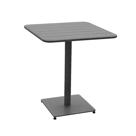 Stolčeky Hliníkový stolík RUBBY 65x65 cm (antracit)