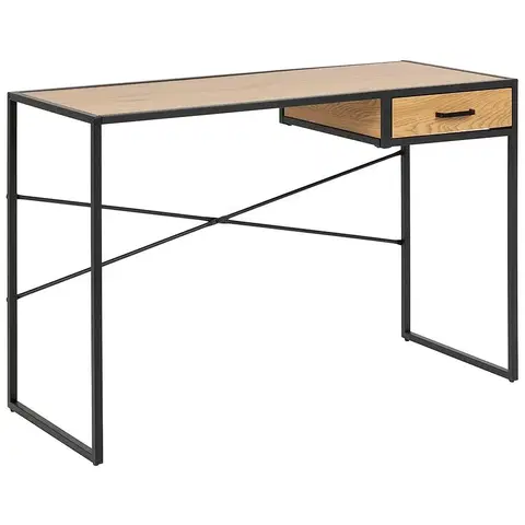 Moderné kancelárske stoly Písací Stôl matt wild oak