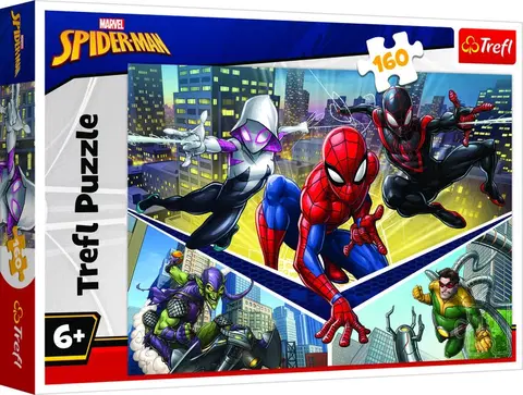 Hračky puzzle TREFL - Puzzle 160 - Sila Spidermana / Disney Marvel Spiderman