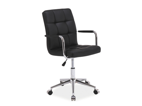 Kancelárske stoličky Kancelárska stolička Q-022 Signal Čierna