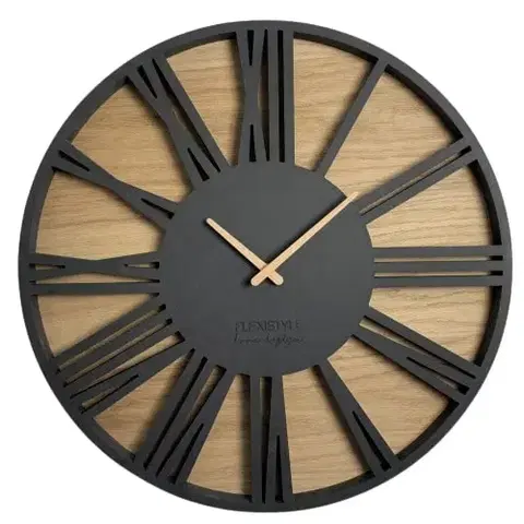 Hodiny Nástenné ekologické hodiny Roman Loft Flex z213-1d-dx, 50 cm
