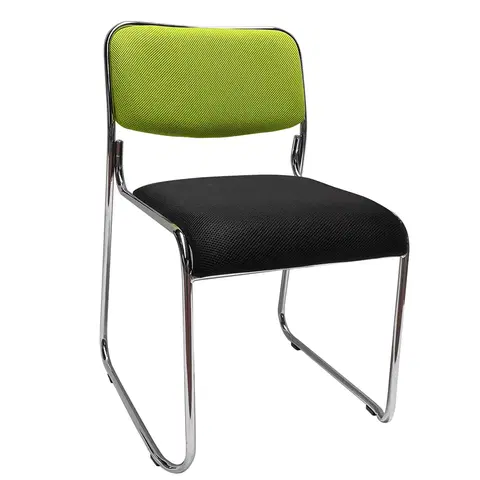 Kancelárske stoličky Konferenčná stolička BULUT Tempo Kondela Čierna / zelená