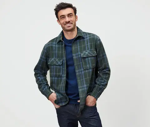Coats & Jackets Flanelová košeľová bunda
