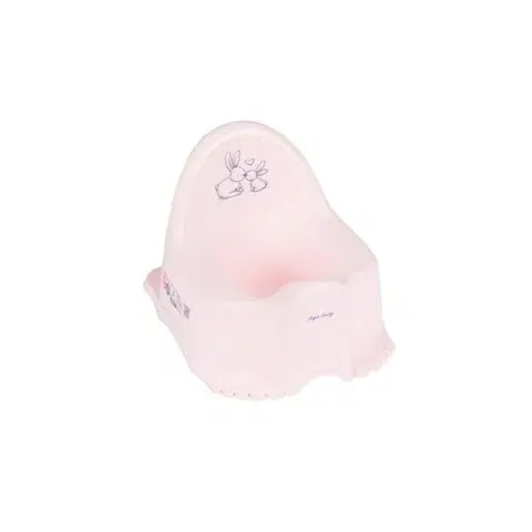 Kúpanie a hygiena TEGA Hrajúci detský nočník protišmykový Bunny ružový