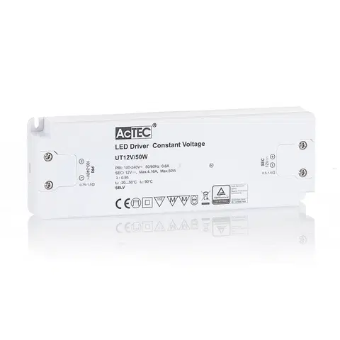 Napájacie zdroje s konštantným napätím AcTEC AcTEC Slim LED budič CV 12 V, 50W