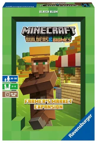 Hračky rodinné spoločenské hry RAVENSBURGER - Minecraft: Farmer'S Market - Rozšírenie