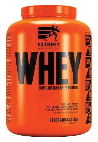 Srvátkový koncentrát (WPC) 100% Instant Whey Protein - Extrifit 2000 g Vanilka