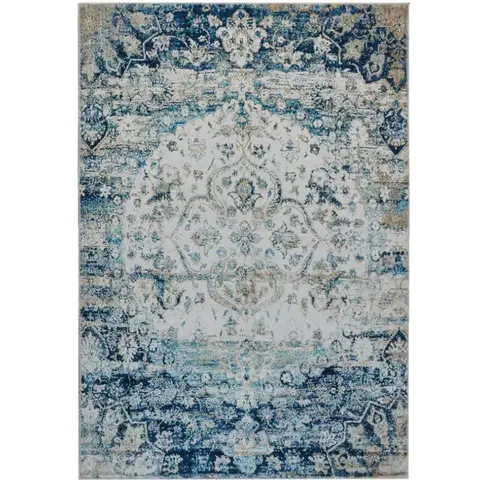 Koberce do obývačky Tlačený koberec  Chenille Print Rug 0,8/1,5 4988