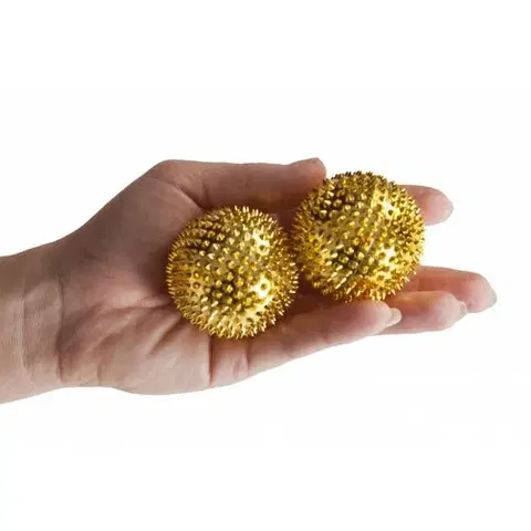 Zdravotné bandáže a ortézy Modom Akupresúrne guľôčky s magnetmi zlatá, pr. 4,5 cm