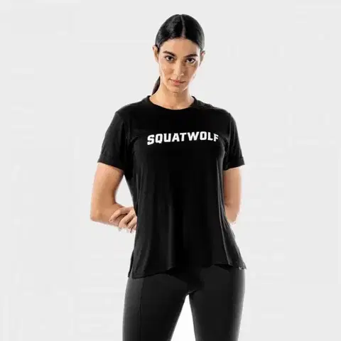 Tričká a tielka SQUATWOLF Dámske tričko Iconic Onyx  XS