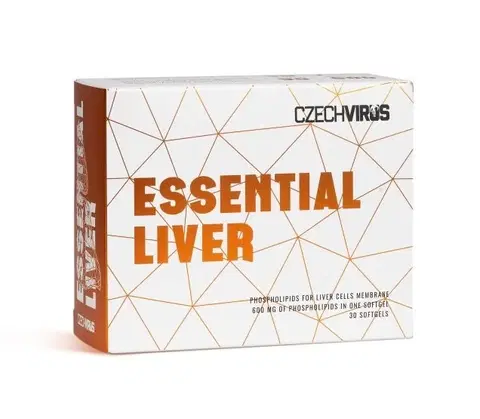 Vitamíny a minerály Essential Liver - Czech Virus 30 softgels