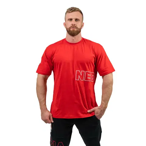 Pánske tričká Tričko s krátkym rukávom Nebbia Dedication 709 Red - M