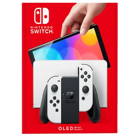 Herné konzoly Nintendo Switch – OLED Model, white HEG-S-KAAAA