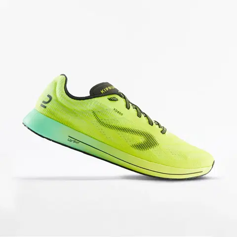 pánske tenisky Pánska bežecká obuv Kiprun KD800 zeleno-žltá