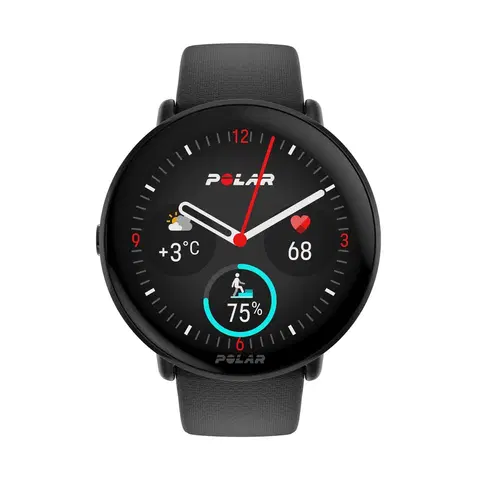 bežky Smart hodinky zdravie/fitness Polar Ignite 3 čierne/sivé - exkluzívne Decathlon