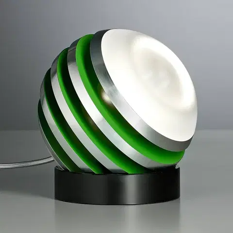 Stolové lampy TECNOLUMEN TECNOLUMEN Bulo – stolná LED lampa zelená
