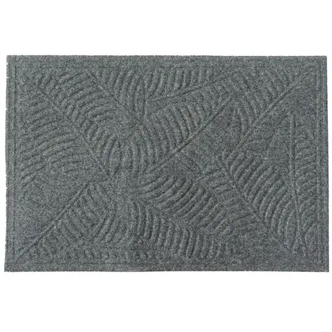 Koberce Rohožka  textile 45x70 šedý list