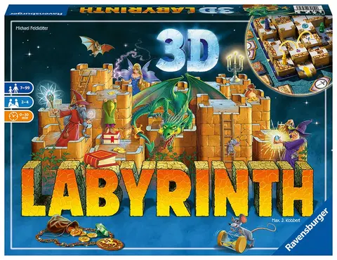 Hračky rodinné spoločenské hry RAVENSBURGER - Labyrinth 3D