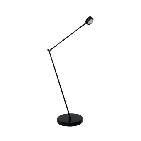 Stojacie lampy Lindby Stojacia lampa Jyla, čierna, nastaviteľná, šošovka, 4200K