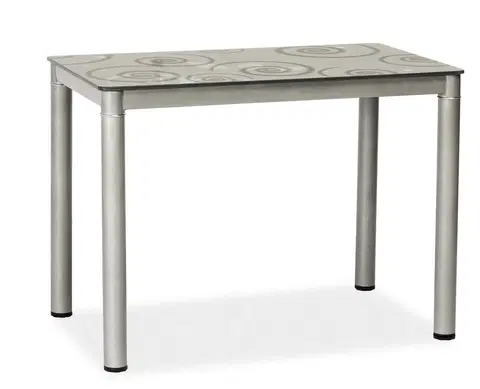 Jedálenské stoly Jedálenský stôl TAMAR 100x60, šedý