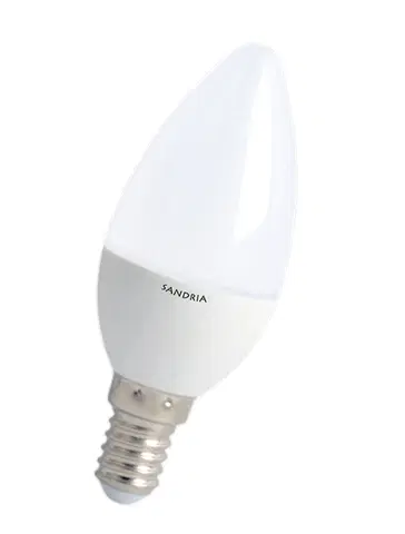 Žiarovky LED žiarovka Sandy LED E14 C37 S2649 8W teplá biela