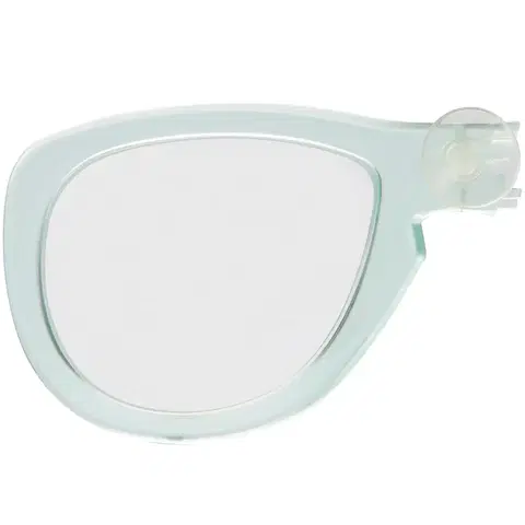 vodné športy Korekčné sklíčko pravé na krátkozrakosť do masky Easybreath mätovozelené