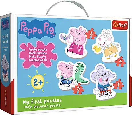 Hračky puzzle TREFL - Baby puzzle - Peppa Pig 4v1