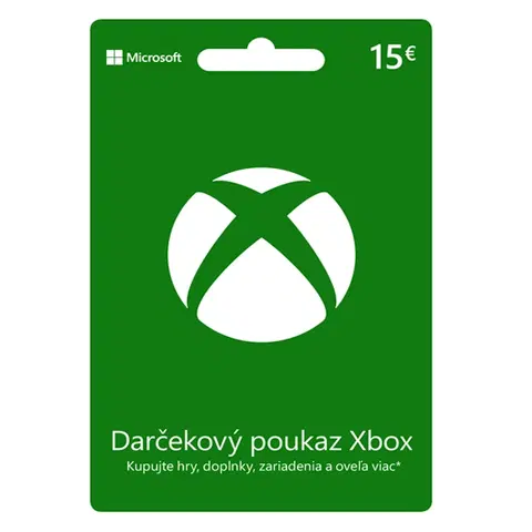 Hry na PC Xbox Store 15€ - elektronická peňaženka