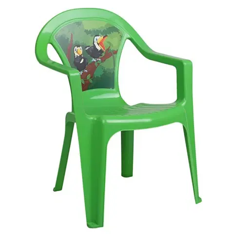 Hračky na záhradu Star Plus Detská záhradná stolička, zelená