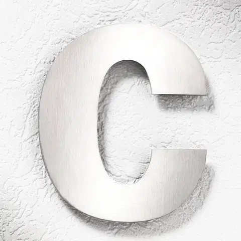 Číslo domu CMD Čísla domu z ušľachtilej ocele veľké – písmeno c