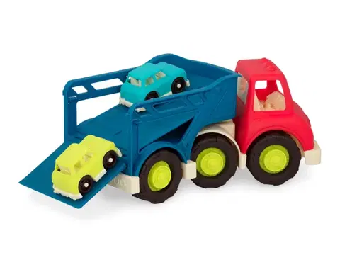 Hračky - dopravné stroje a traktory B-TOYS - Transportér so 6 autíčkami Happy Cruisers