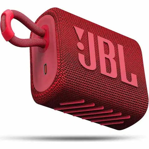 Reprosústavy a reproduktory JBL GO 3, červený JBL GO3RED