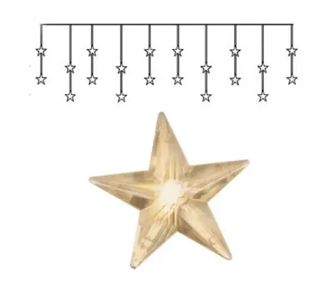 Vianočné dekorácie Eglo Eglo 410126 - LED Vianočná reťaz STAR 20xLED 1,8m teplá biela 