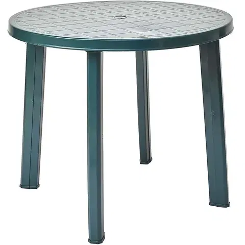 Záhradné stoly Stôl Tondo zelený