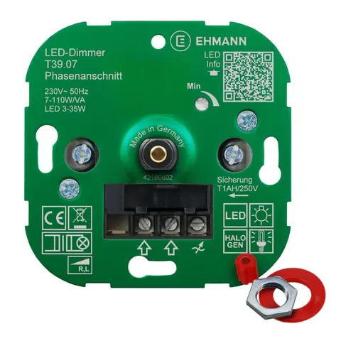 Reostaty EHMANN EHMANN T39 LED stmievač fázový, 3 – 35 W