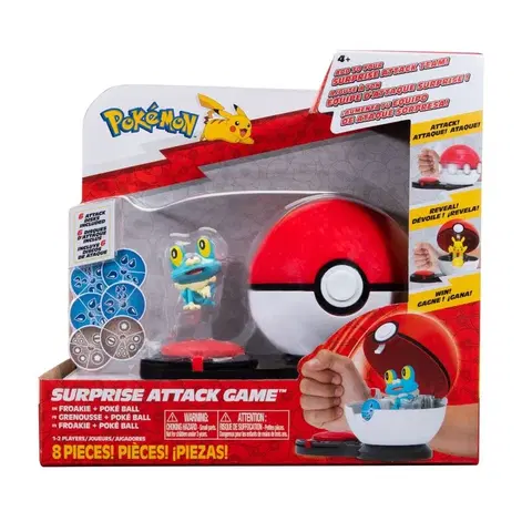 Hračky - rozprávkové figúrky ORBICO - Pokémon Surprise Attack Game Single-Packs