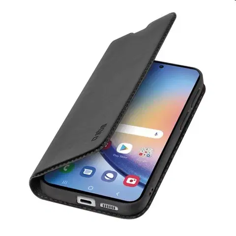 Puzdrá na mobilné telefóny Puzdro SBS Book Wallet Lite pre Samsung Galaxy A35 5G, čierne TEBKLITESAA35K