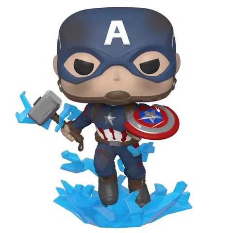 Zberateľské figúrky POP! Captain America with Broken Shield and Mjölnir (Avengers Endgame) POP-0573